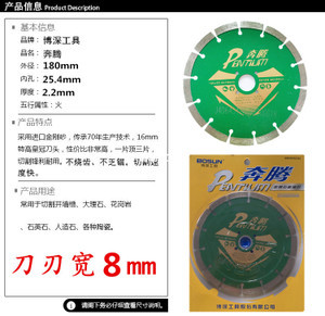 高性價(jià)比之選 博深180石材切割片與奔騰云石片，限時(shí)優(yōu)惠僅40元